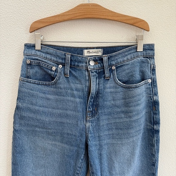 Madewell The Petite High-Rise Slim Boyjean in Neal Wash 27 Petite - Picture 4 of 7